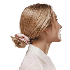 Prolixr's Pink Scrunchies - Made With Soft Satin - Anti Hair Breakage, No Tugging & Pulling - For Pony Tail, Buns & Other Hairstyles - Perfect Hair Accessory For All Occasions (5)