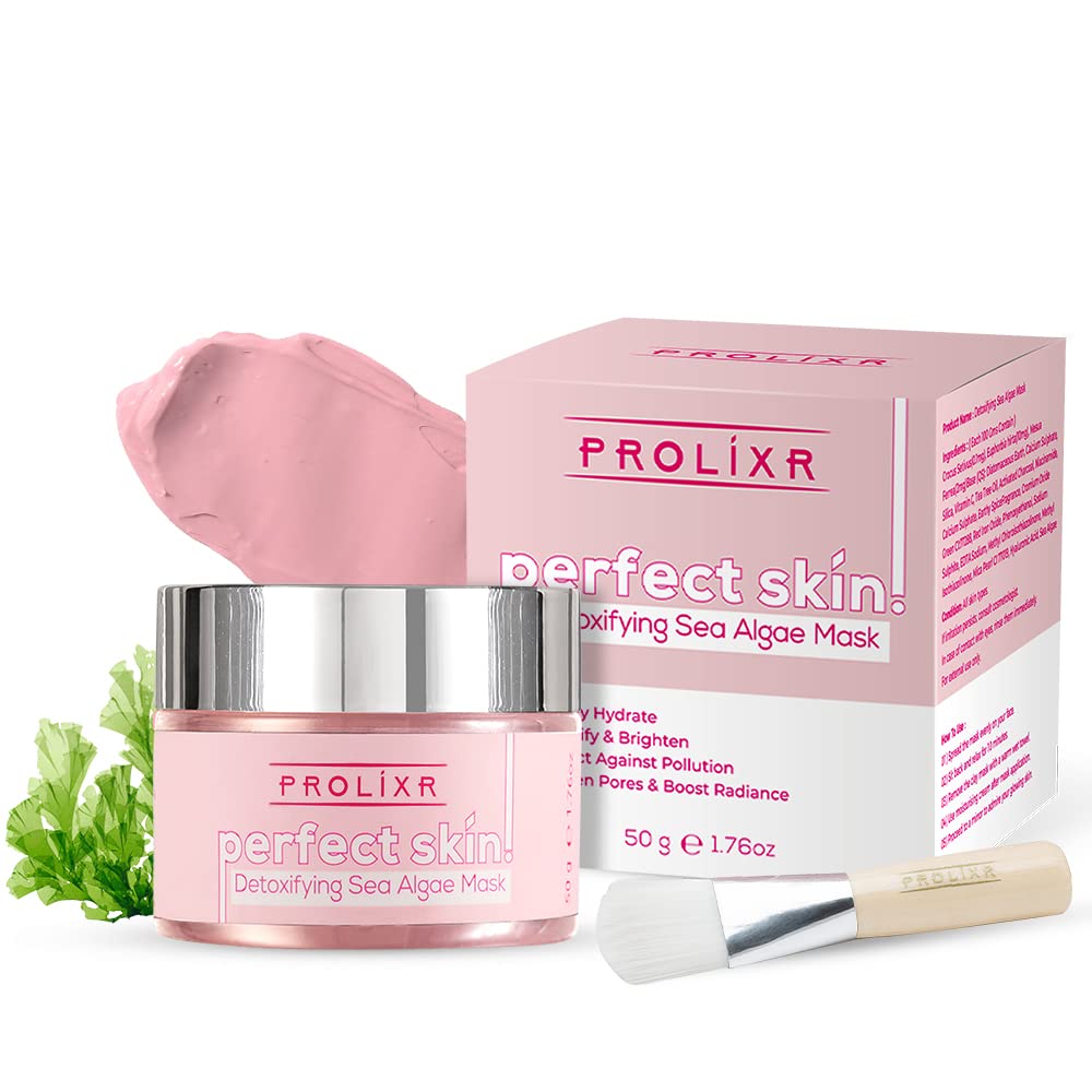 Prolixr Detoxifying Sea Algae Face Pack - Great for all skin types