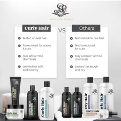 Curly Hair Plumping Primer and Hair Gel Light Combo | Frizzy and Curly Hair Products | Hair care for curly hair | Magic hair care for curls | Created by Savio John Pereira (pack of 2)